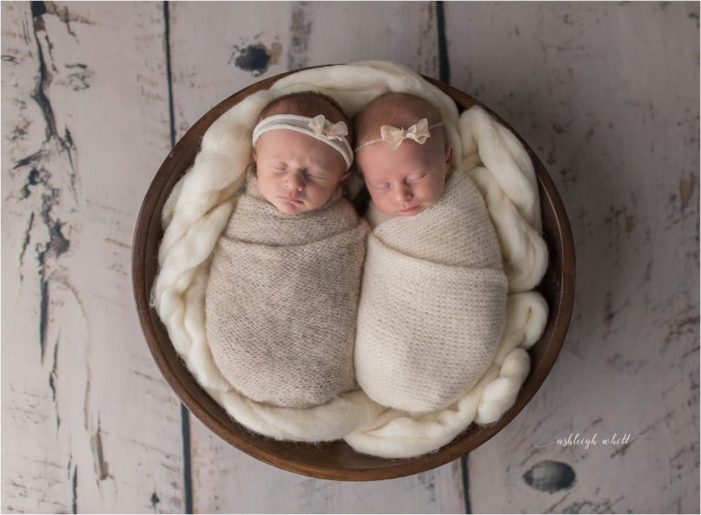 Cleveland Newborn Twin Photographer