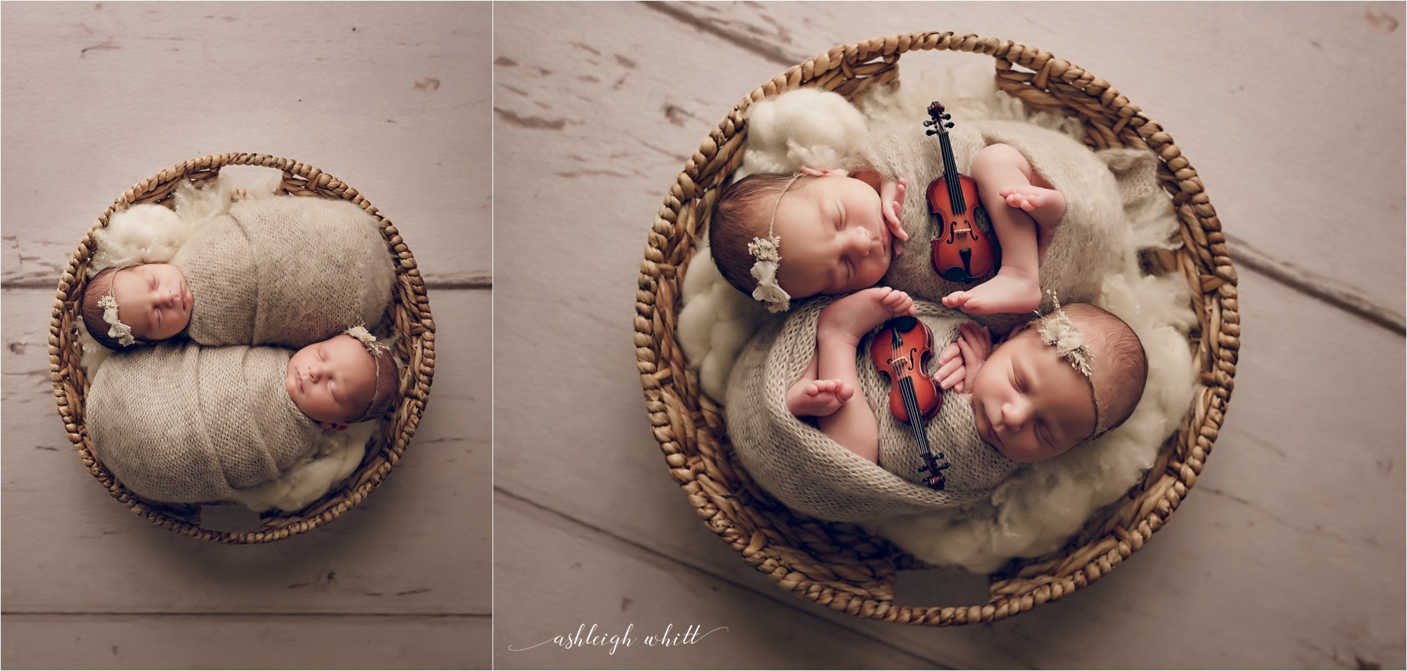 Cleveland Twin Newborn Photos