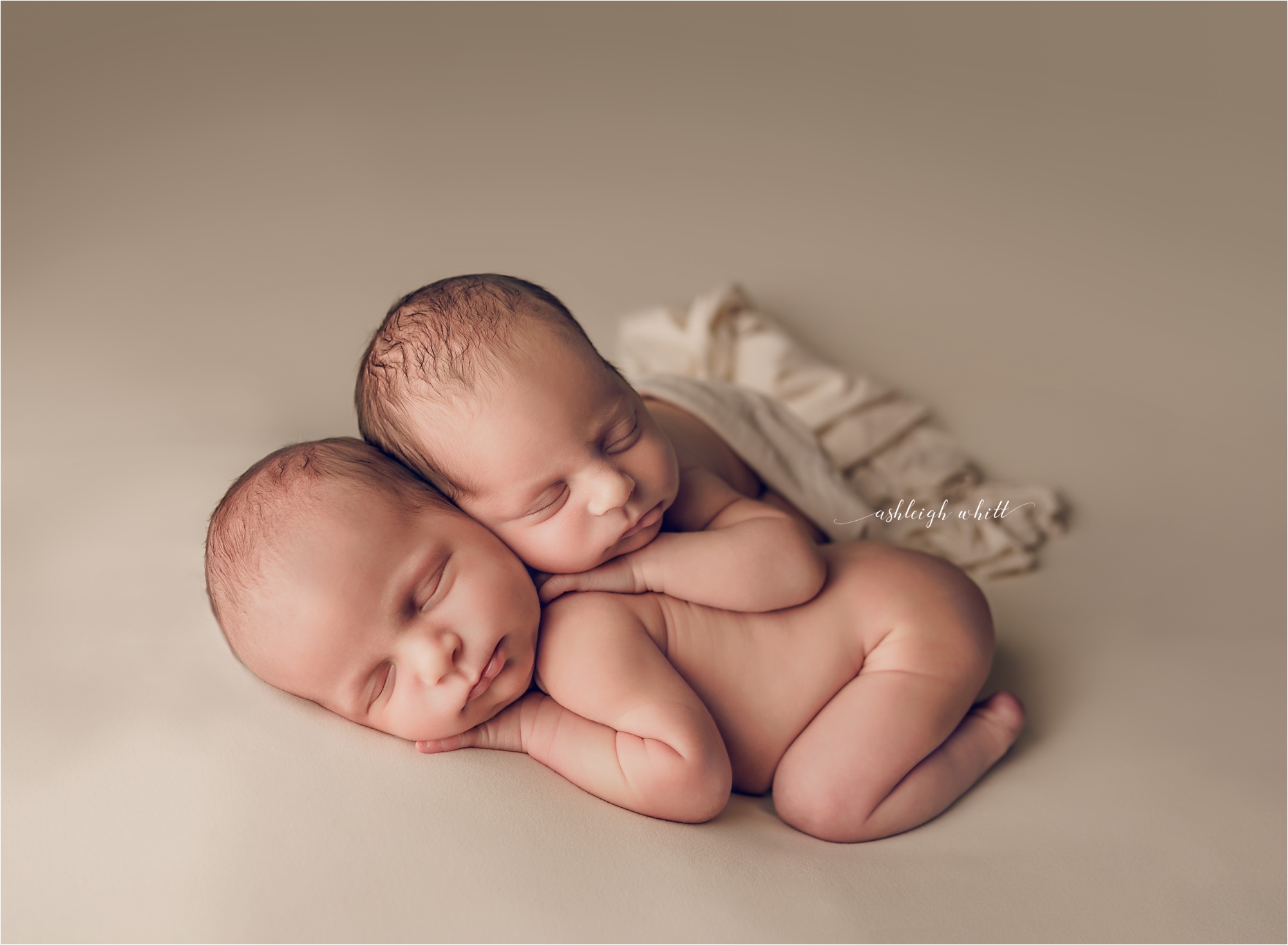 Cleveland Twin Newborn Photos