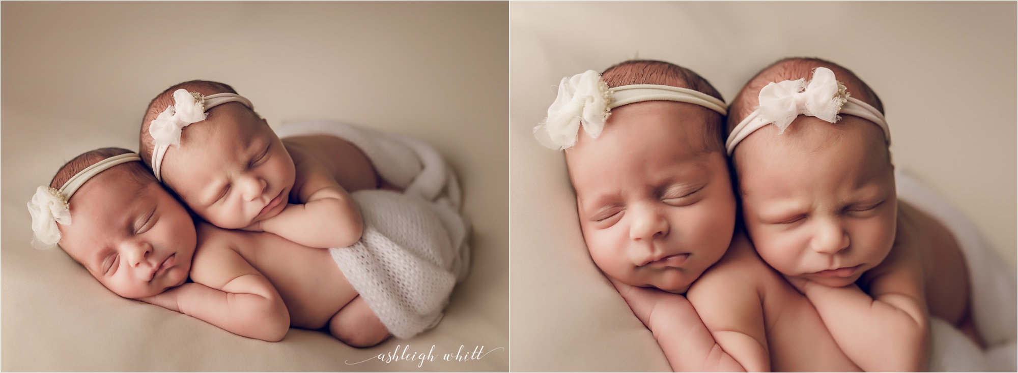 Cleveland Twin Newborn Photos