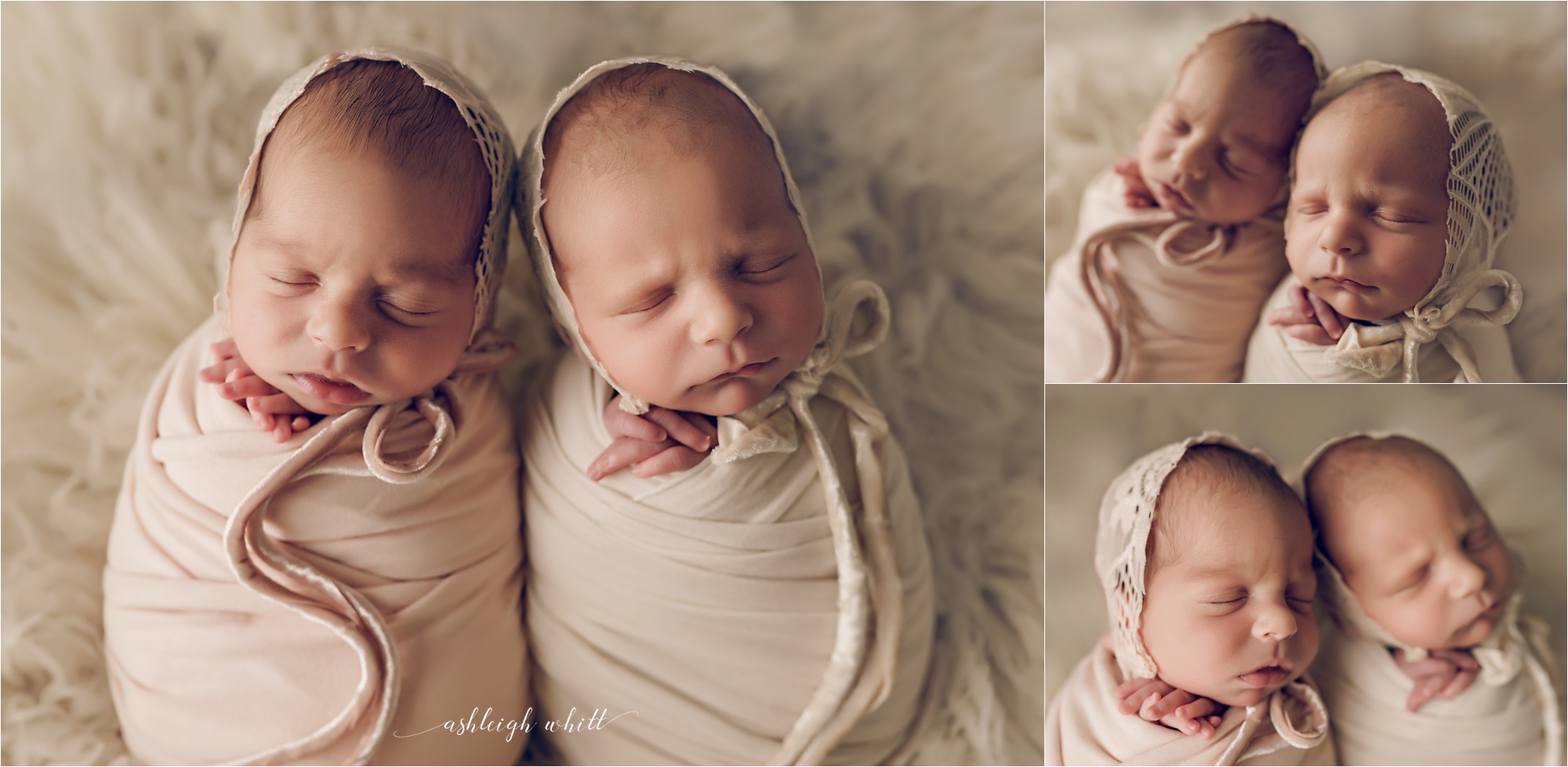 Cleveland Twin Newborn Photos