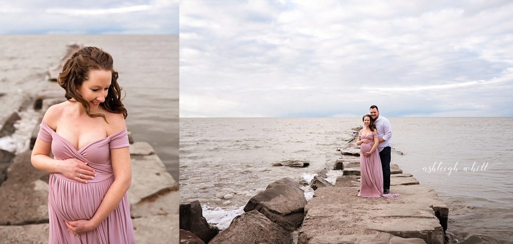 Maternity Photos Lake Erie