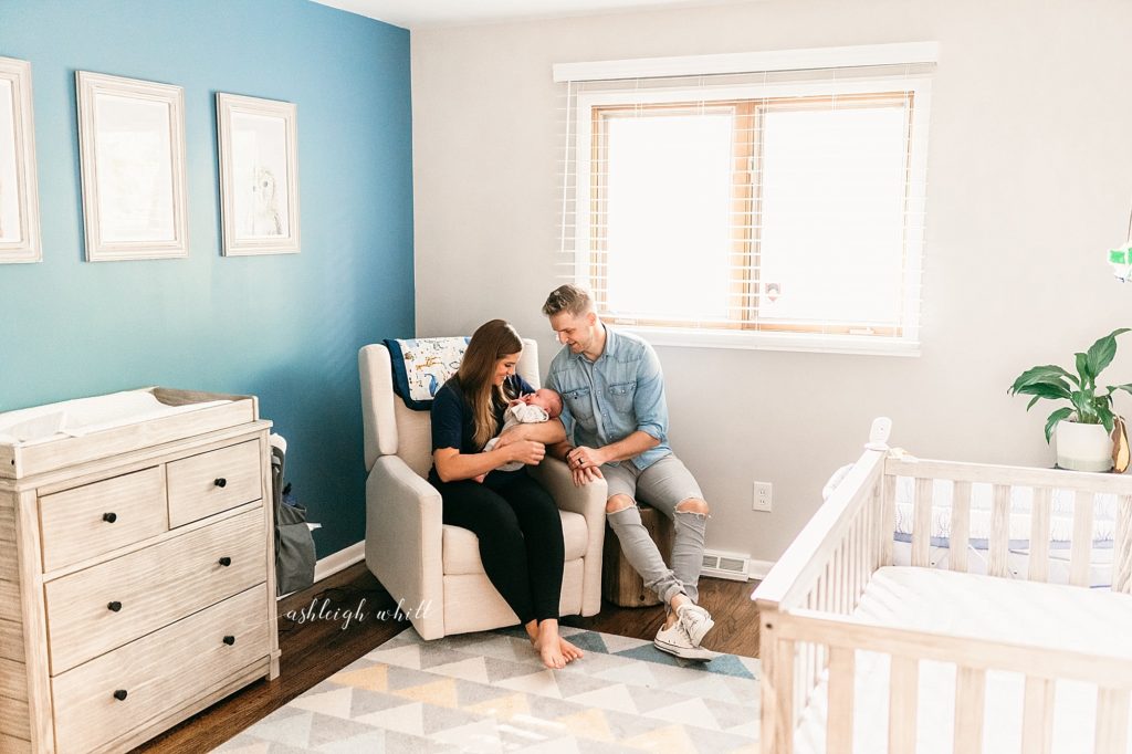 Home Newborn Photos Cleveland