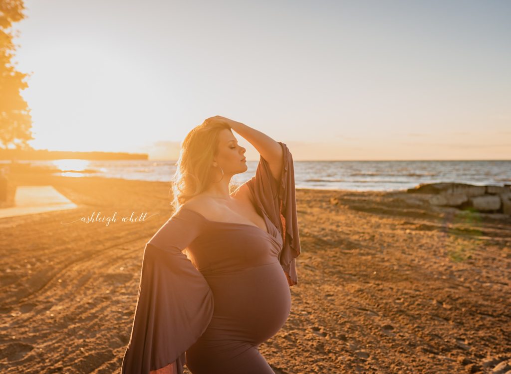 Maternity Photos Lake Erie Cleveland