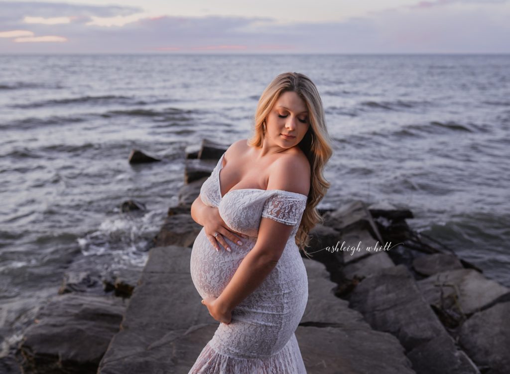 Maternity Photos Lake Erie Cleveland