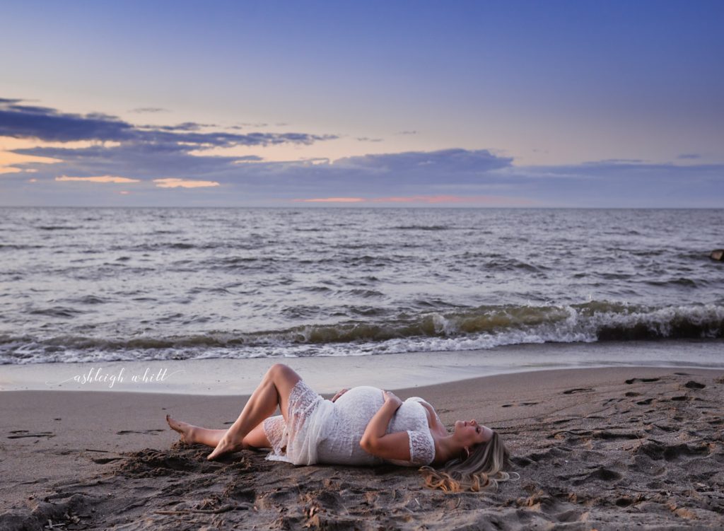 Maternity Photos Lake Erie Cleveland