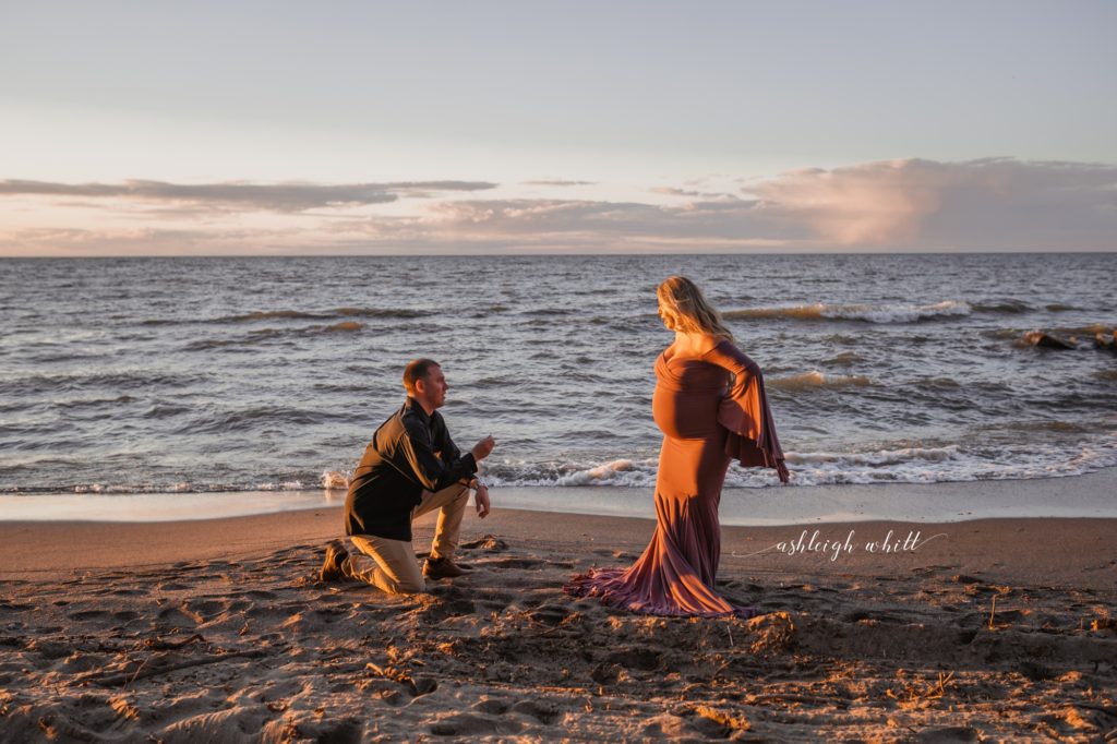 Maternity Photos Lake Erie Cleveland