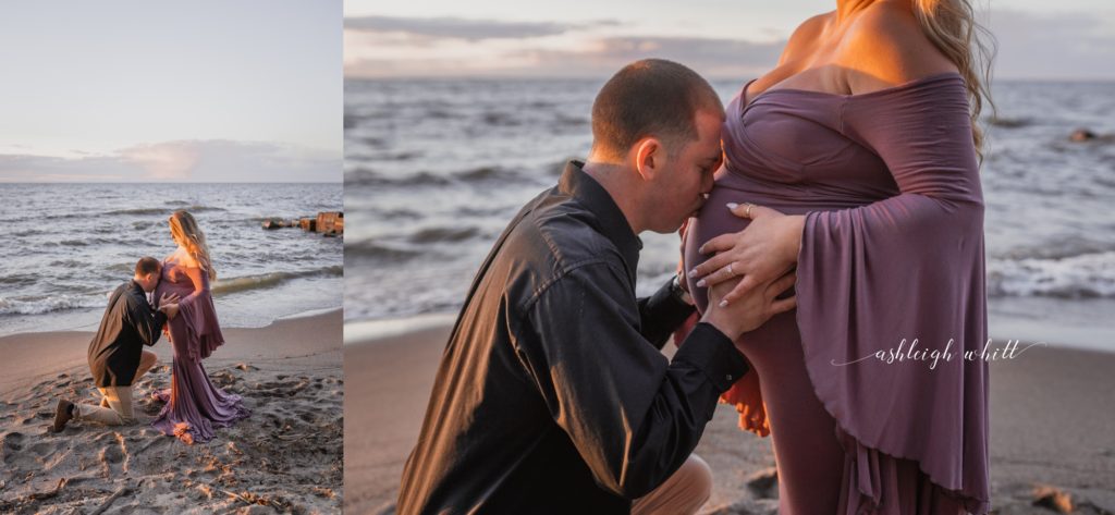 Maternity Photos Lake Erie Cleveland