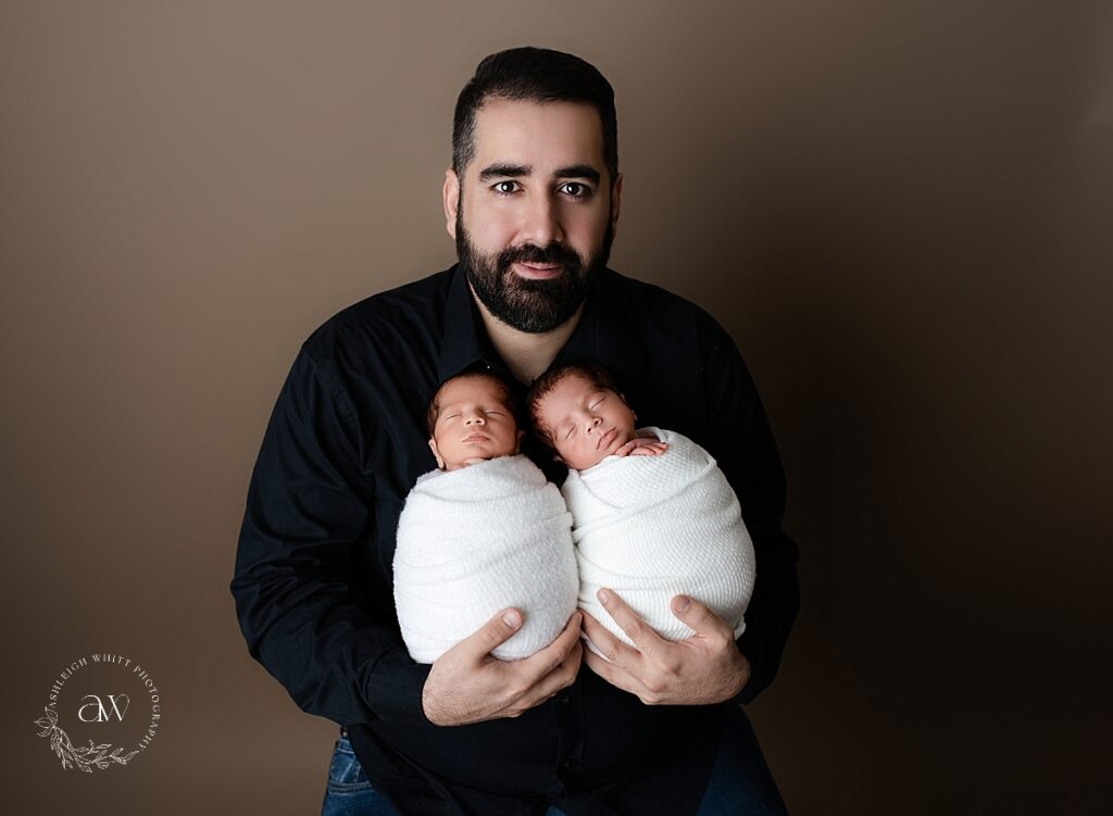 Cleveland Twin Newborn Photos