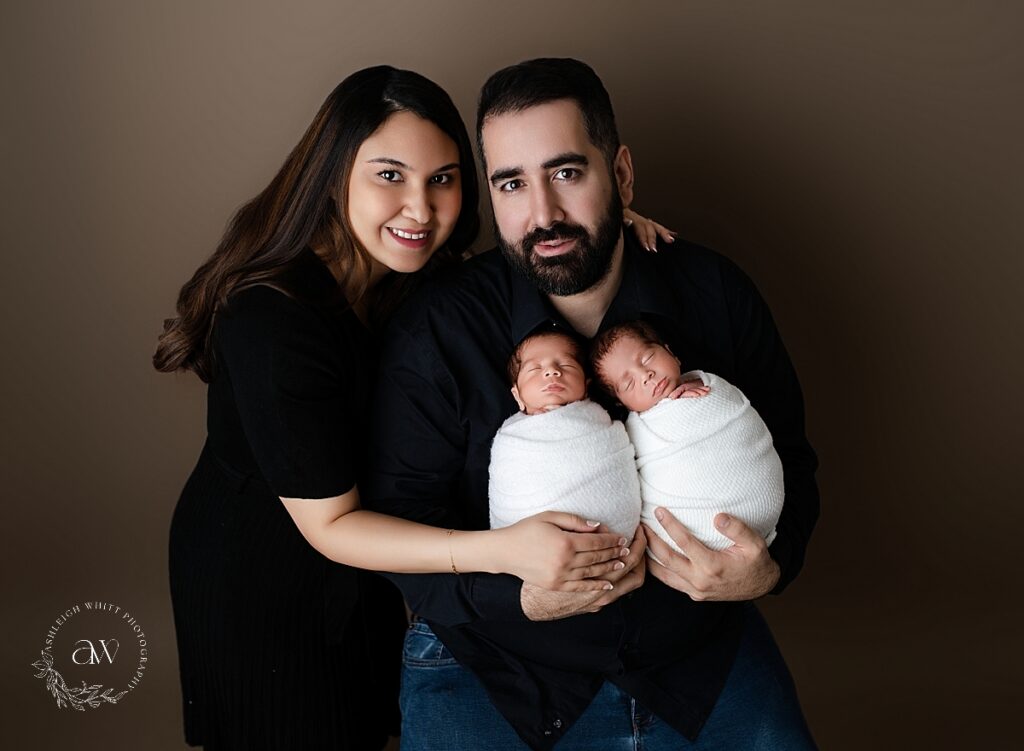 Cleveland Twin Newborn Photos