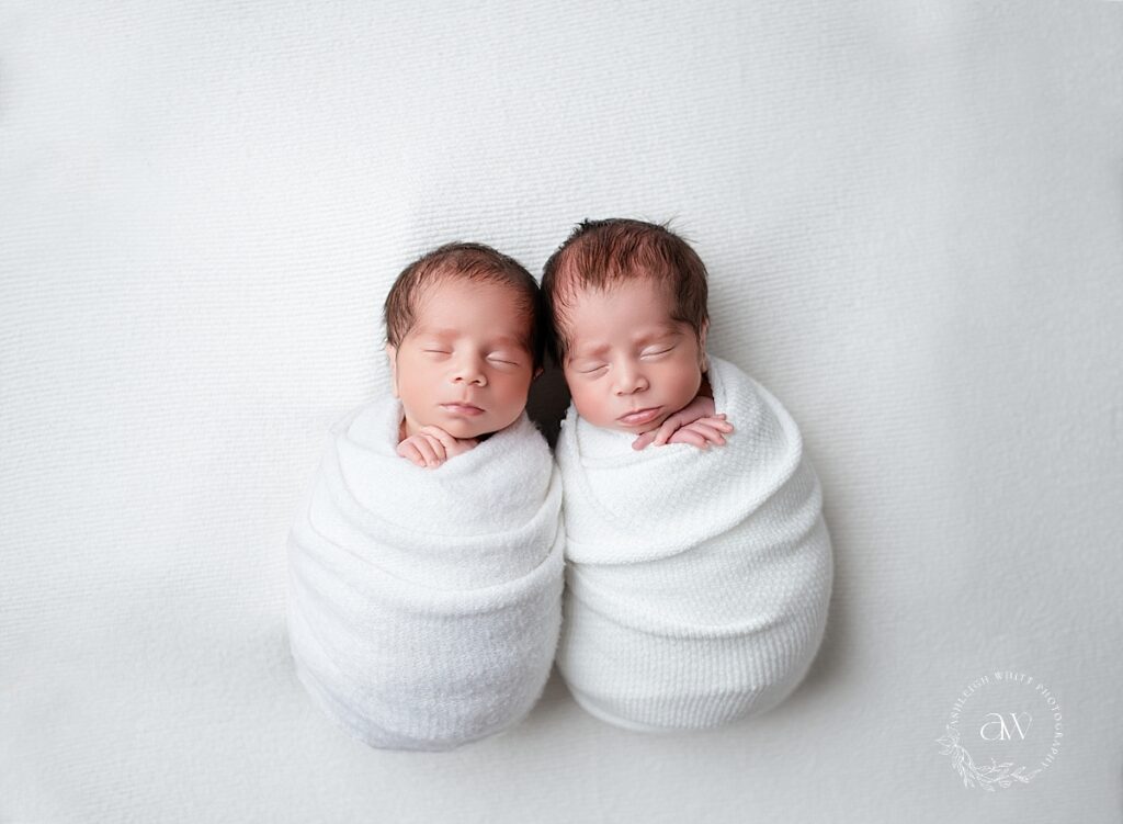 Cleveland Twin Newborn Photos