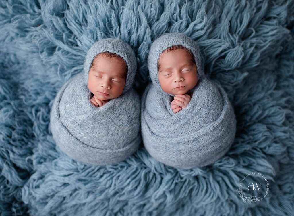 Cleveland Twin Newborn Photos