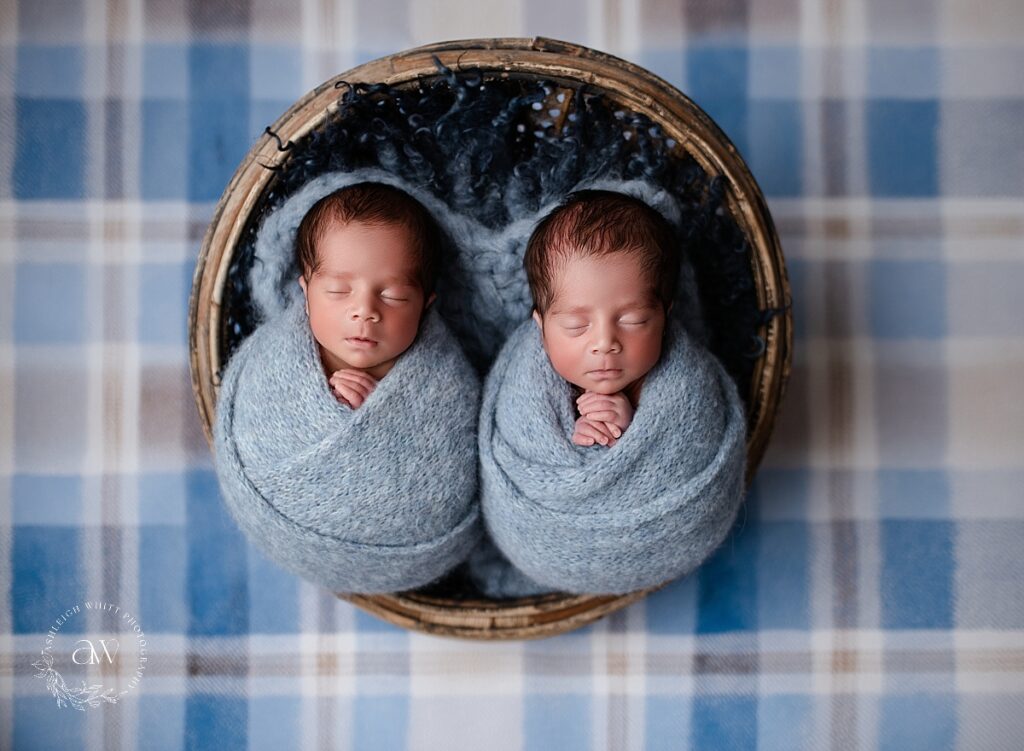 Cleveland Twin Newborn Photos