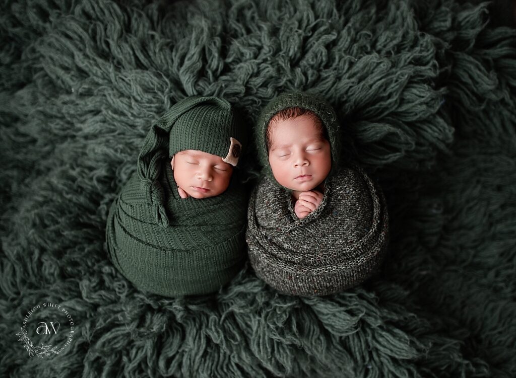 Cleveland Twin Newborn Photos