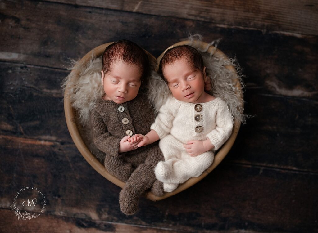 Cleveland Twin Newborn Photos
