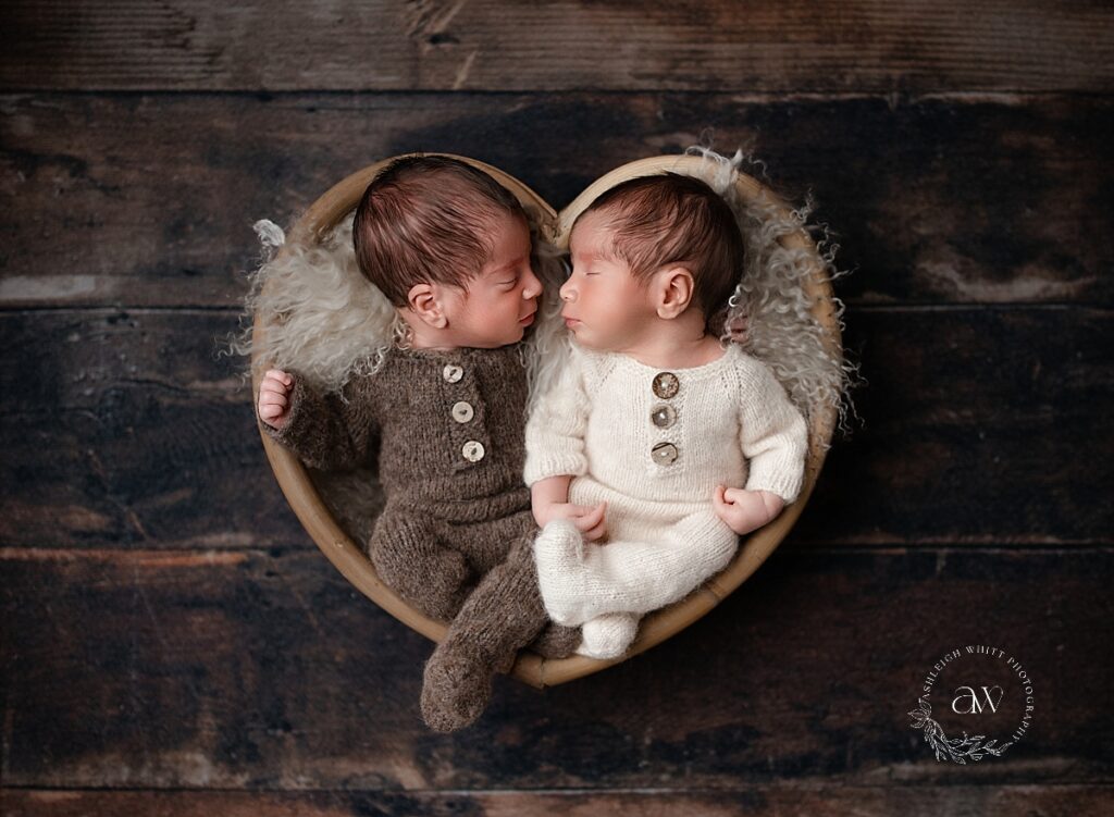 Cleveland Twin Newborn Photos